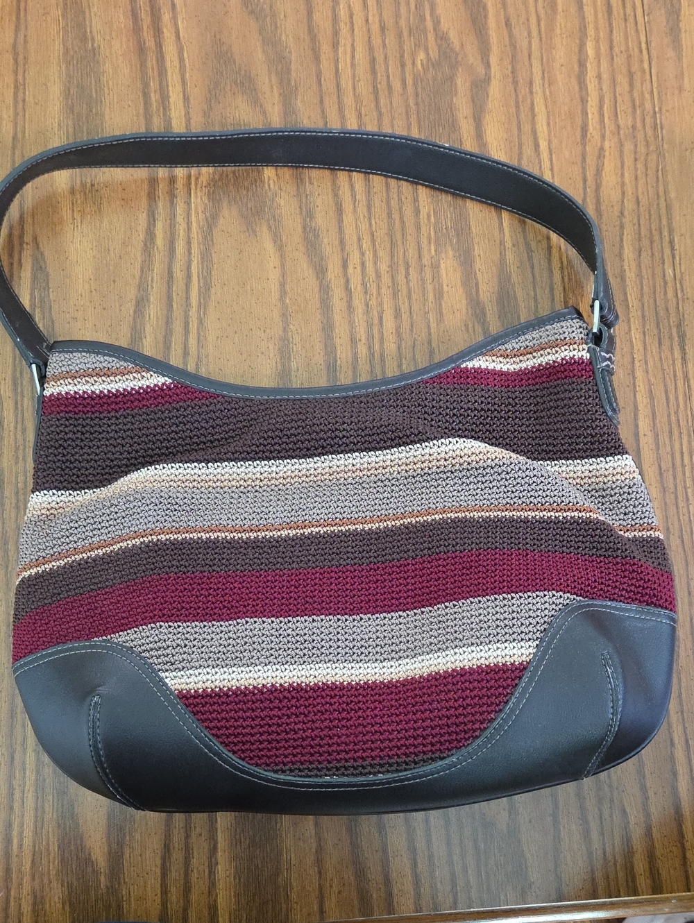 Vintage The Sak Elliott Lucca crochet shoulder bag,